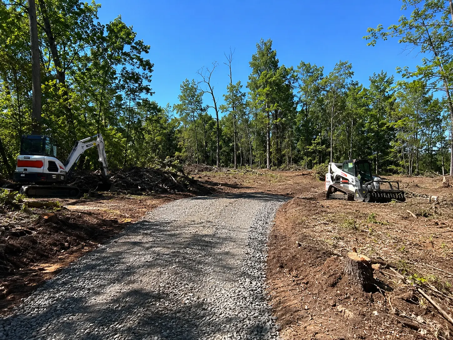 Light land clearing and access preparation by Bailey Land Services